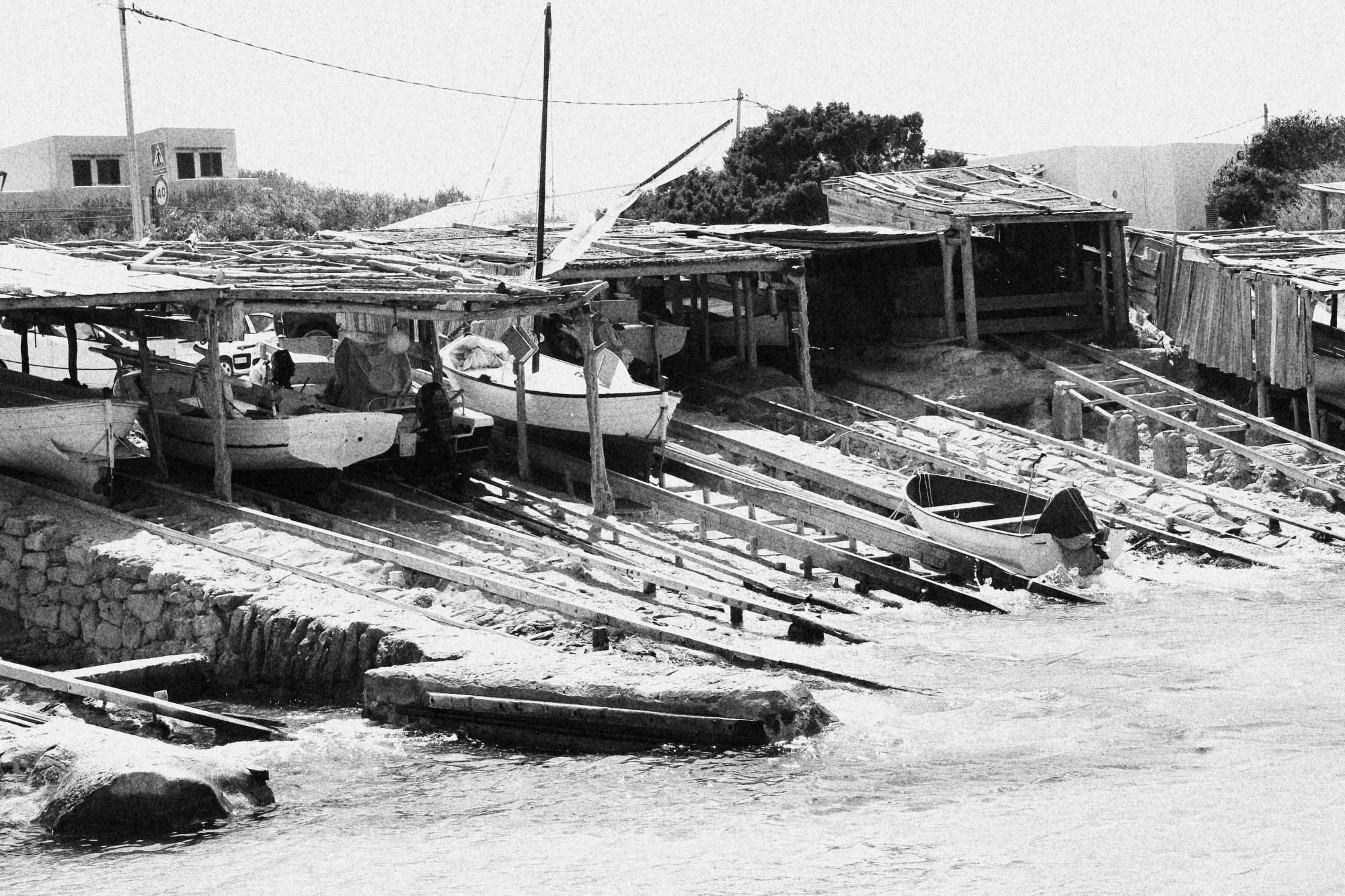 Embarcaciones de pescadores en Es Calo